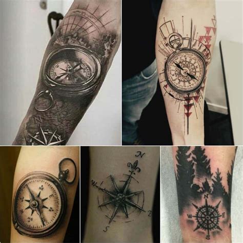 Compass Tattoo Designs Popular Ideas For Compass Tattoos With Meaning