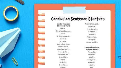 Master Concluding Sentence Starters Instantly!