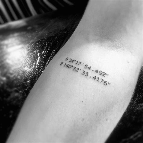 Coordinates Tattoo A Perfect Way To Mark A Special Place Coordinates Tattoo A Perfect Way To Mark A Special Place
