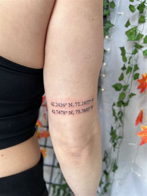 Coordinates Tattoo Female Bronctattooaus Com Coordinates Tattoo Female Bronctattooaus Com
