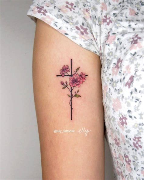 Cross Tattoo Ideas For Women Symbolism And Grace