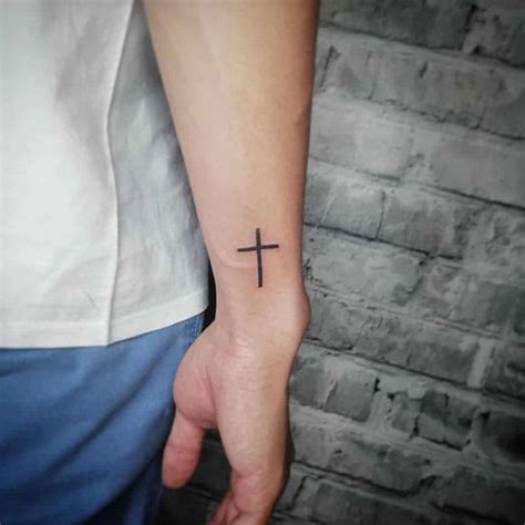 Cross Wrist Tattoos For Men