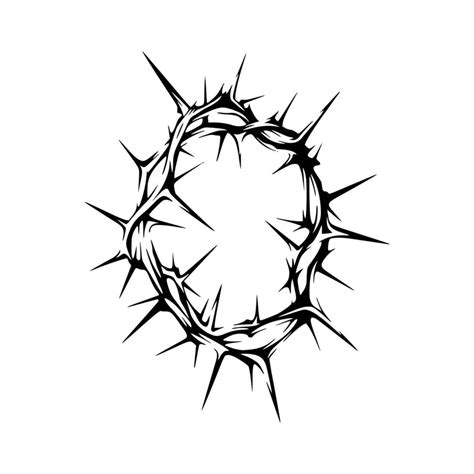 Crown Of Thorns Tattoo Design