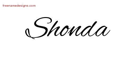 Cursive Name Tattoo Designs Shonda Download Free Free Name Designs