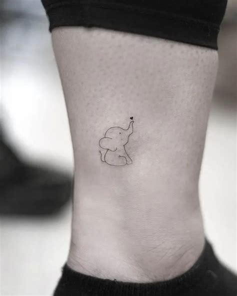 Cute Baby Elephant Ankle Tattoo By Ee Ink Elephant Tattoos Tiny Cute Baby Elephant Ankle Tattoo By Ee Ink Elephant Tattoos Tiny