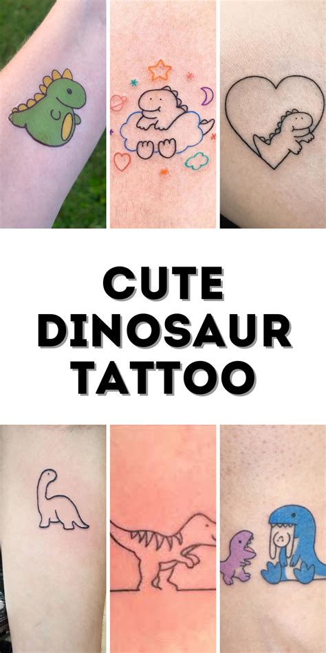 Cute Dinosaur Tattoo Ideas And Designs For Women Friends Or Son With Cute Dinosaur Tattoo Ideas And Designs For Women Friends Or Son With