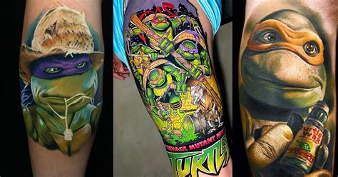 Cute Ninja Turtle Tattoos