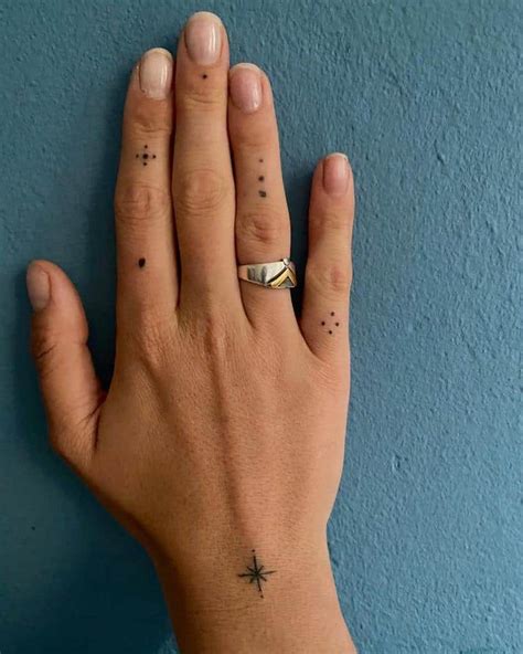 Cute Simple Finger Tattoos