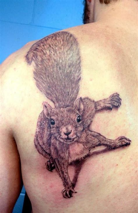Cute Squirrel Tattoos