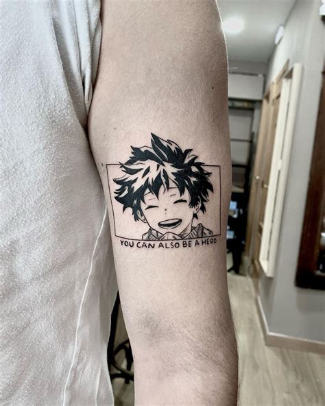 D E K U Just Finished This Full Color My Hero Academia Tattoo Featuring Izuku Midoriya Deku In Action Every Piece I Create Is More Than Just Ink It S Passion Energy