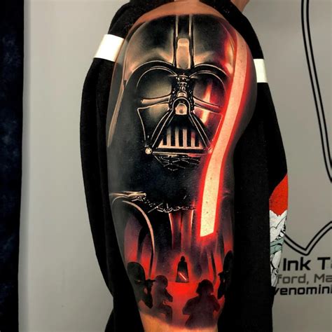 Darth Vader D J Darth Vader Tattoo Design Star Wars Tattoo Sleeve
