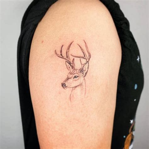 Deer Head Tattoo