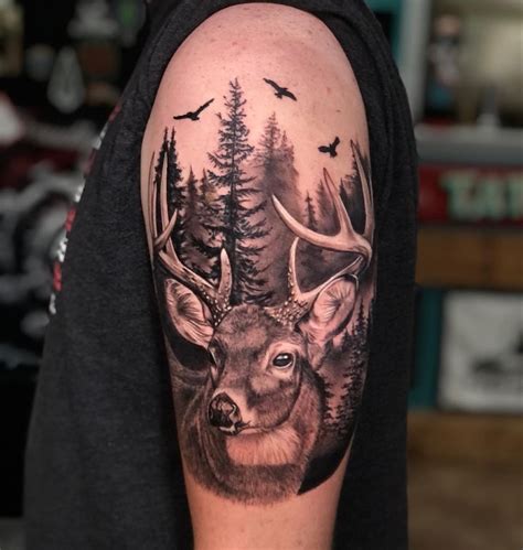 Deer Tattoo Designs For Men Deer Tattoo Designs For Men