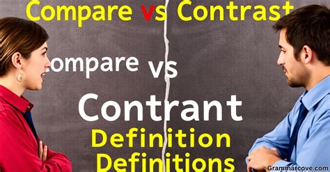 Define Compare and Contrast Effectively: Key Differences Uncovered