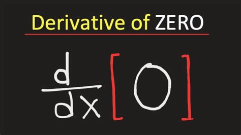 The Enigma of the Derivative of Zero Unveiled