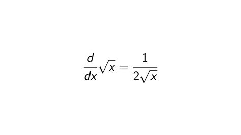 Mastering the Derivative of a Square Root