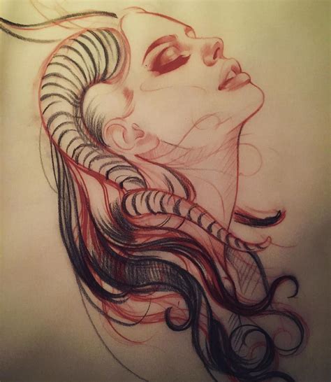 Devil Whispering In Ear Drawing Surrealist Drawing Techniques