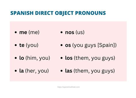Master Direct Object Pronouns in Spanish Today!