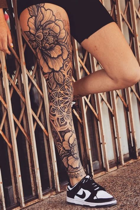 Discover The Top 20 Back Of Leg Tattoo Designs For Women In 2024