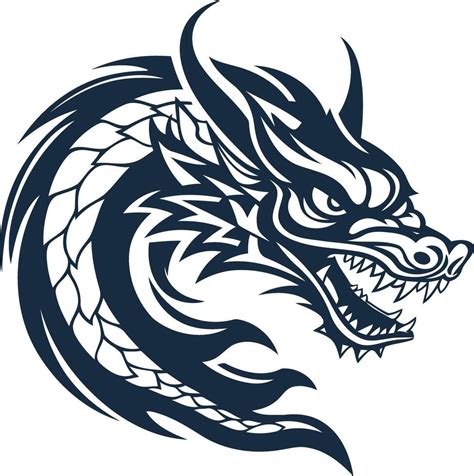 Dragon Head Tribal Tattoo Tribal Dragon Head Logo Free Transparent Dragon Head Tribal Tattoo Tribal Dragon Head Logo Free Transparent