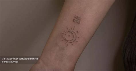 Eclipse Tattoo With Some Special Numbers