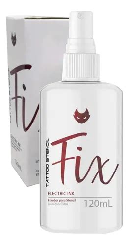 Electric Ink Stencil Fix Tattoo 120Ml Mercadolivre Electric Ink Stencil Fix Tattoo 120Ml Mercadolivre