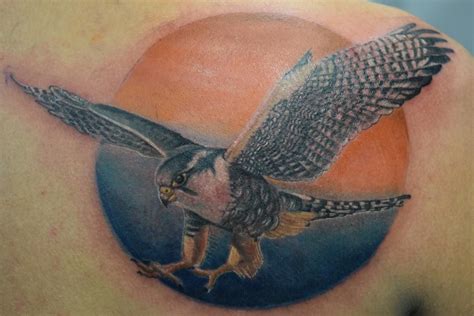 Falcon Flying Tattoo Falcon Flying Tattoo