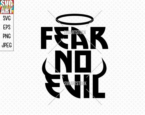 Fear No Evil Tattoo Designs