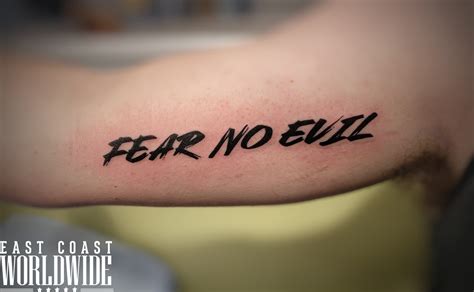 Fear No Evil Tattoo