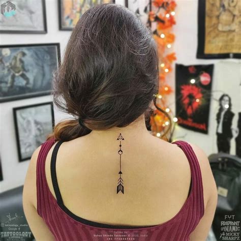 Female Back Neck Tattoo Ideas At Lindsay Mullen Blog