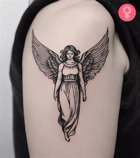 Female Guardian Angel Tattoo 6 Angel Tattoos Lovepeacetattoos Female Guardian Angel Tattoo 6 Angel Tattoos Lovepeacetattoos