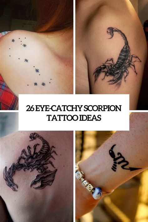 Female Scorpio Tattoo Designs