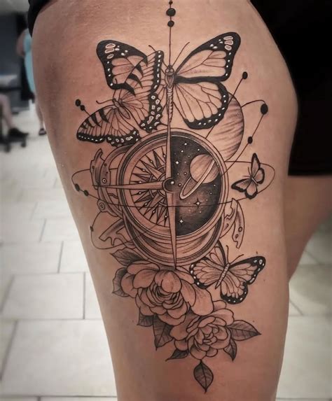 Female Thigh Tattoo Ideas