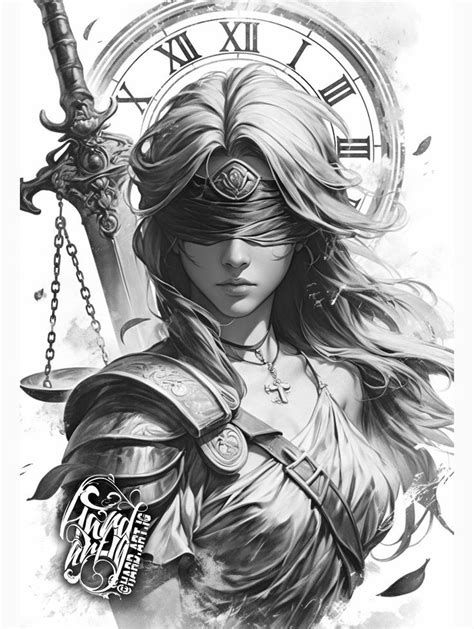 Female Warrior Tattoo Drawing Watercolor Tattoo Design