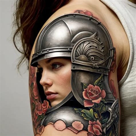Female Warrior Tattoos