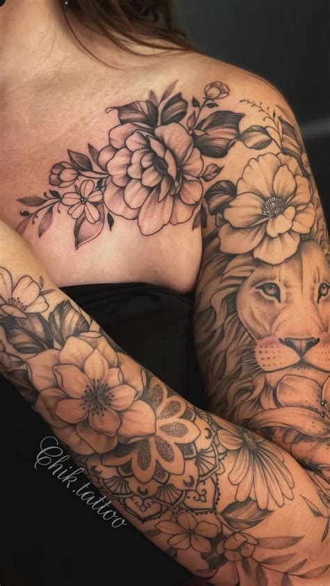 Feminine Shoulder Tattoos Shoulder Sleeve Tattoos Floral Tattoo Feminine Shoulder Tattoos Shoulder Sleeve Tattoos Floral Tattoo