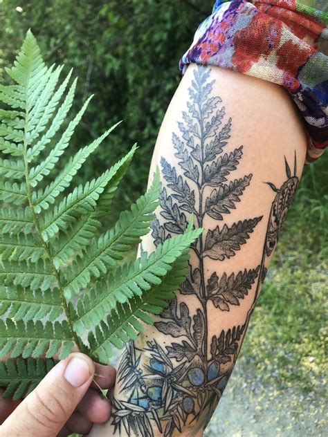 Fern Army Tattoos