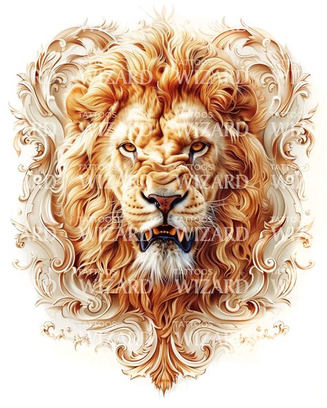 Fierce Lion Tattoo Idea Tattoos Wizard Designs