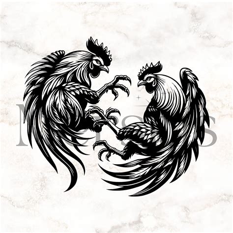 Fighting Rooster Tattoo Designs