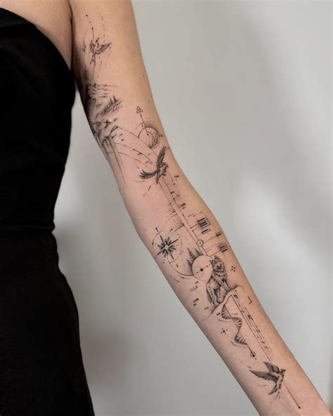 Fine Line Tattoo Design