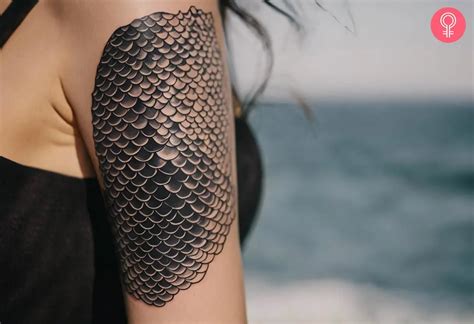 Fish Scale Tattoo Shoulder Fish Scale Tattoo Shoulder