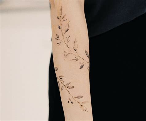 Flower And Vine Tattoos