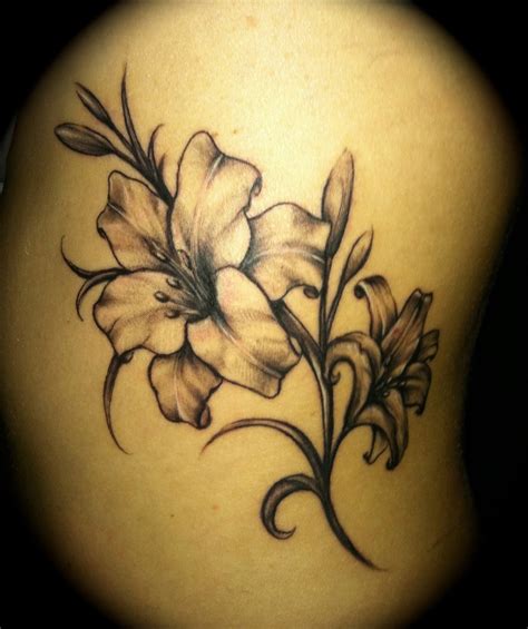 Flower Tattoo Black