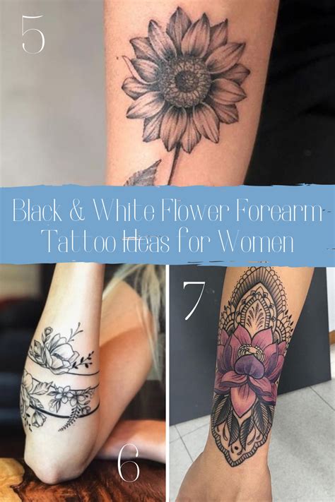 Forearm Flower Tattoo Forearm Tattoo Women Forearm Flower Tattoo