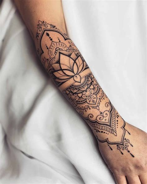 Forearm Mandala Tattoo Simple Mandala Tattoo Forearm Tattoo Design