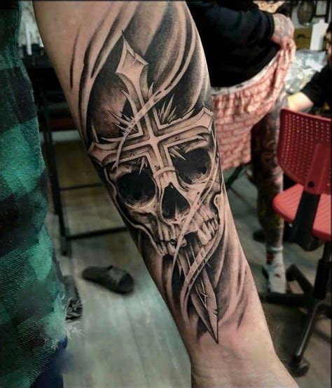 Forearm Skull Tattoos Forearm Skull Tattoos