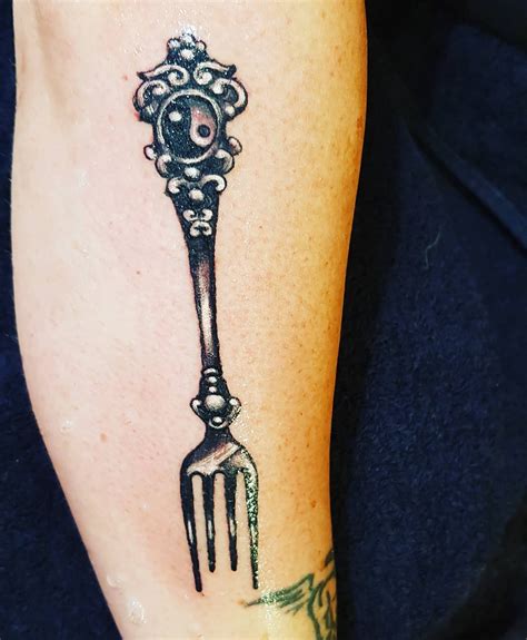 Fork Tattoo Ideas Celebrating Food And Dining