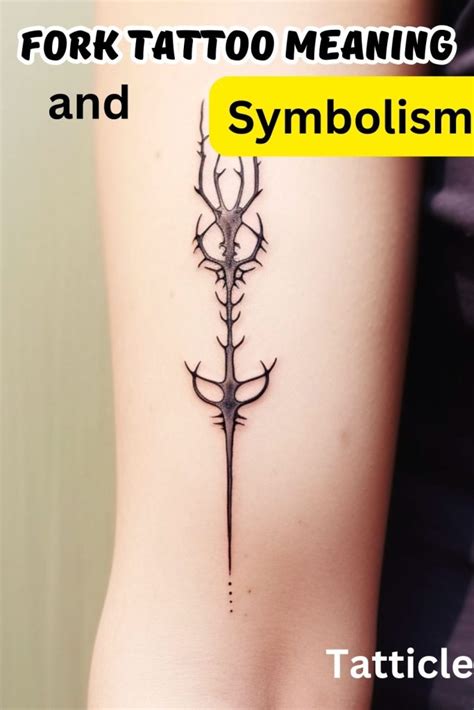 Fork Tattoo Meaning And Symbolism Tatticle