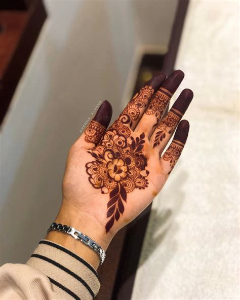 Front Hand Mehndi Designs In 2024 Simple Henna Tattoo Henna Inspired