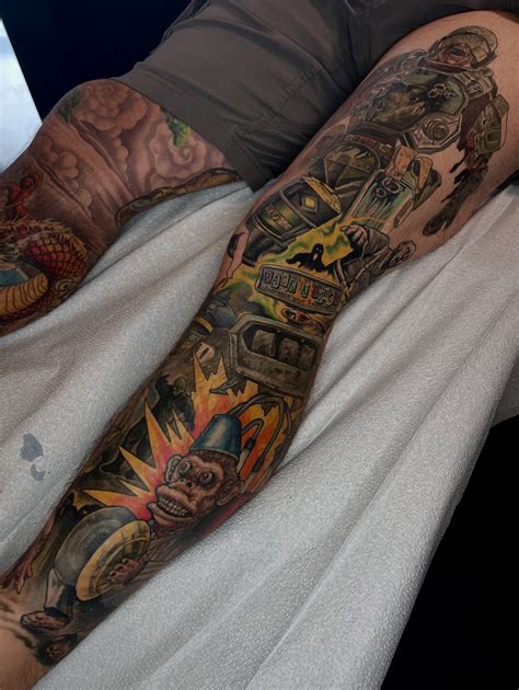 Fully Healed Call Of Duty Zombies Leg Sleeve In Progress By Generamireztattoo Cod Tattoosleeve Realismtattoo Colorrealism Callofduty Callofdutyzombies Gamer Sleevetattoo Jacksonville Guyswithtattoos Tattooinspiration